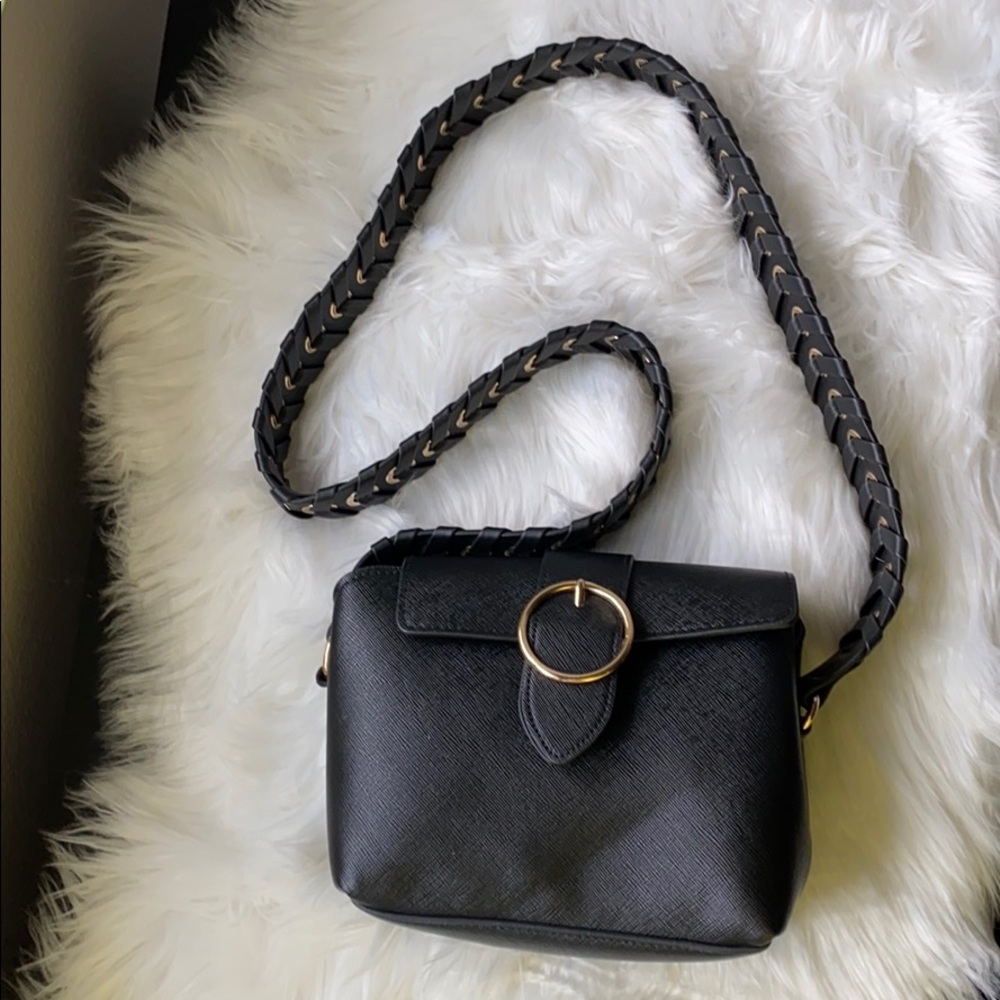 Who What Wear Black Crossbody Purse